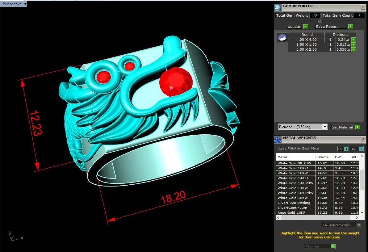 Dragon ring - Dragon roll the ring 3D print model_10