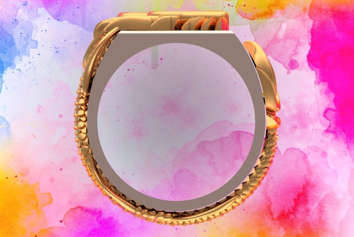 Dragon ring - Dragon roll the ring 3D print model_3