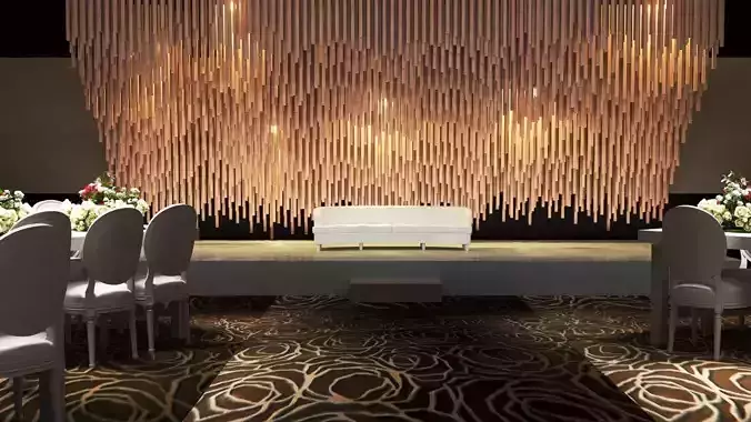 event set design 3dmax vray 