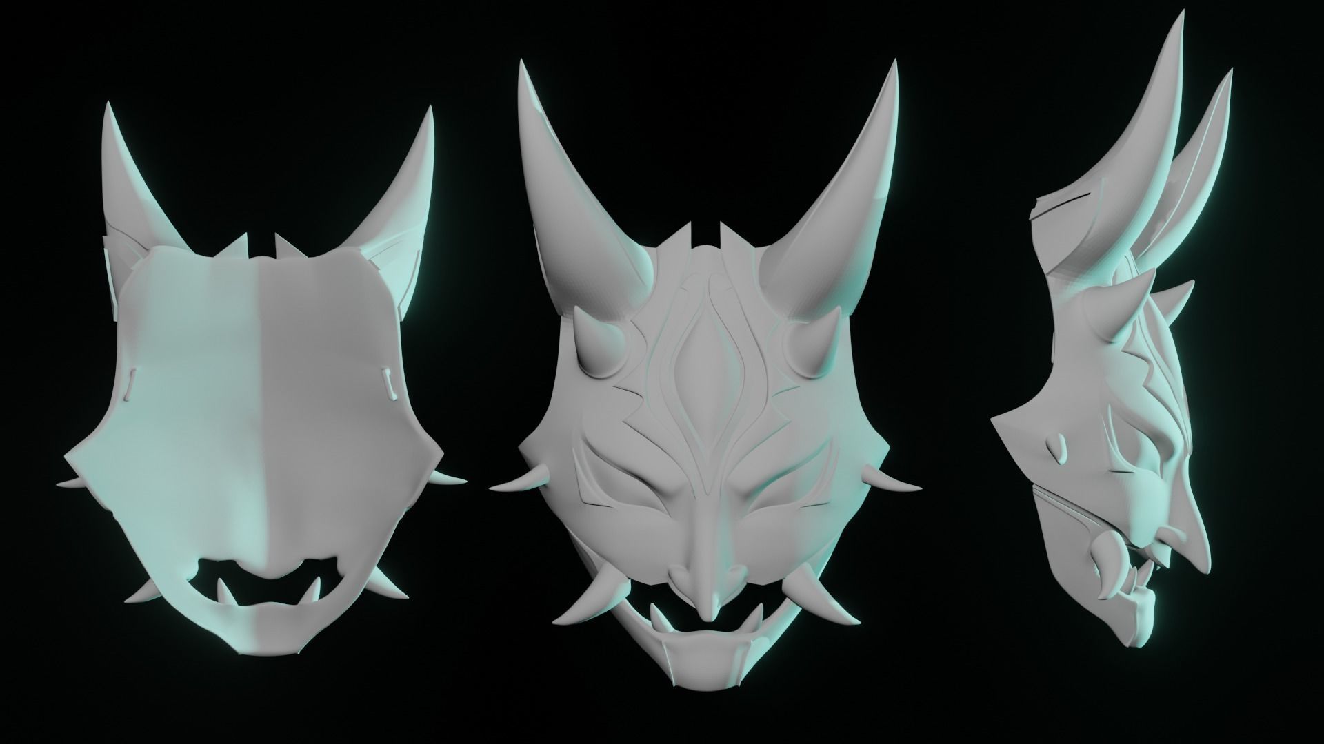 Xiao Mask version 1 3D print file 3D print model_8