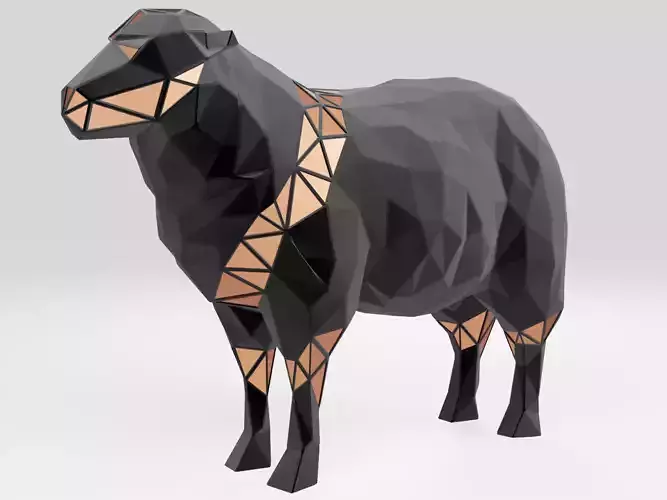Polygonal Black Sheep Parametric