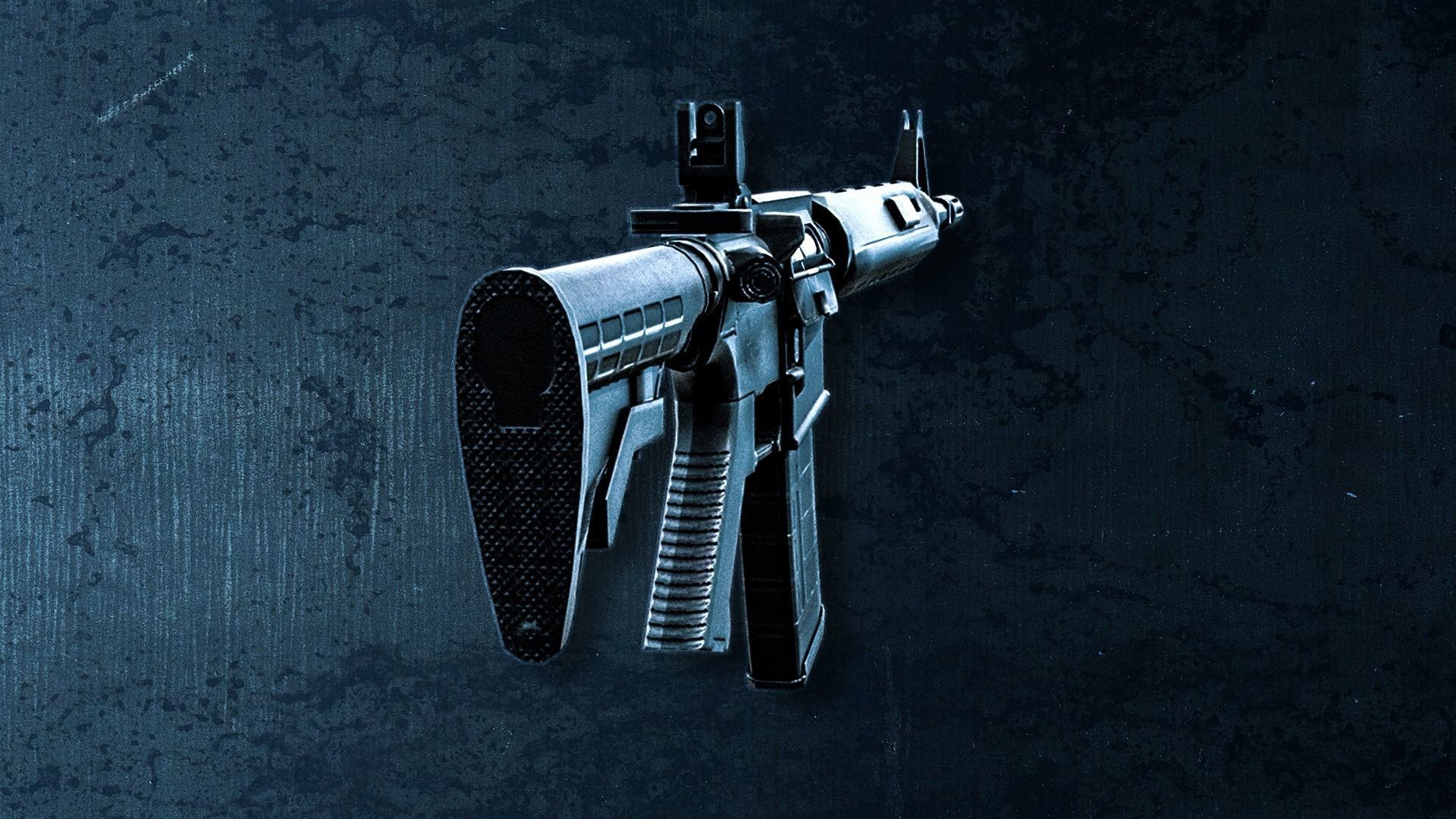 M4A1 RIS High detail Low-poly 3D model Low-poly 3D model_6