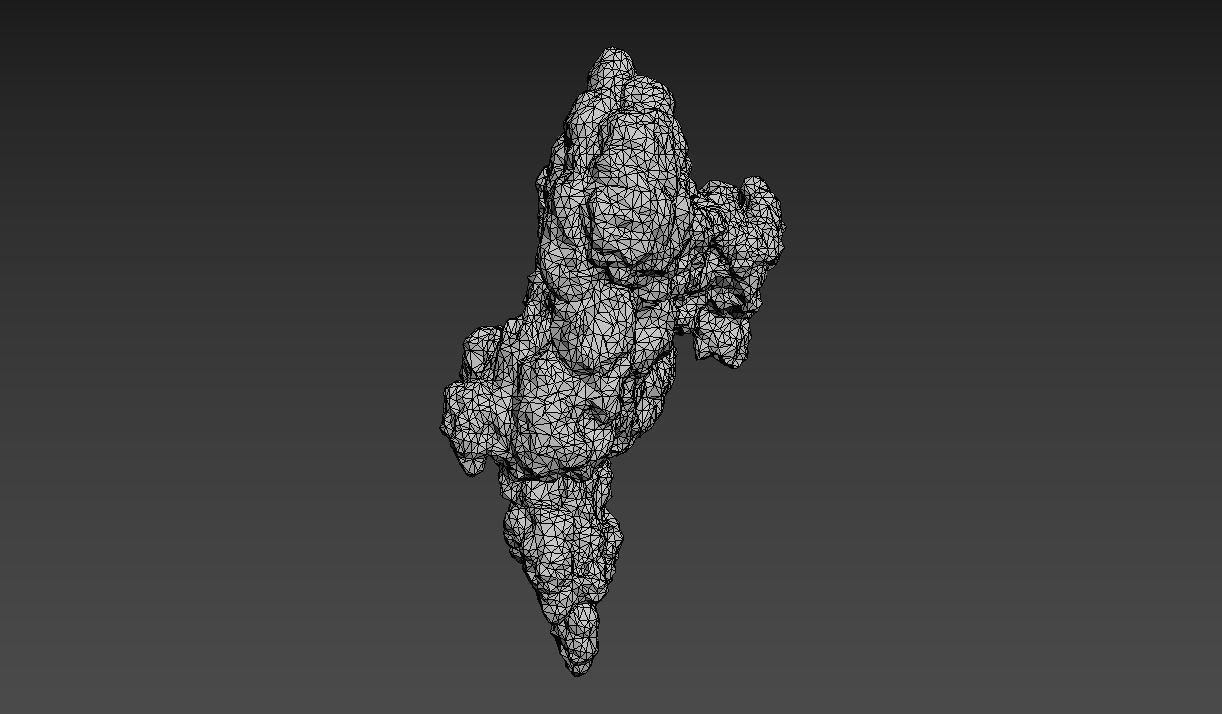 Low poly Stalactite Cave Rock Modular Pack 200215 Low-poly 3D model_22