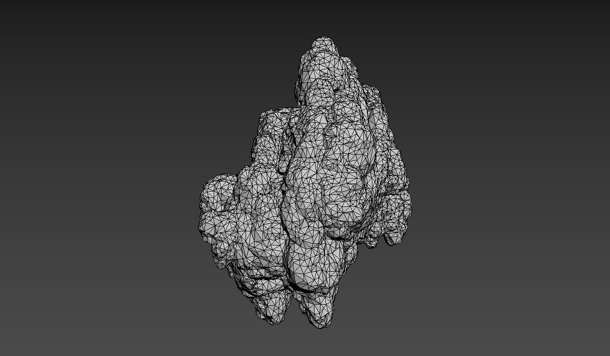 Low poly Stalactite Cave Rock Modular Pack 200215 Low-poly 3D model_25