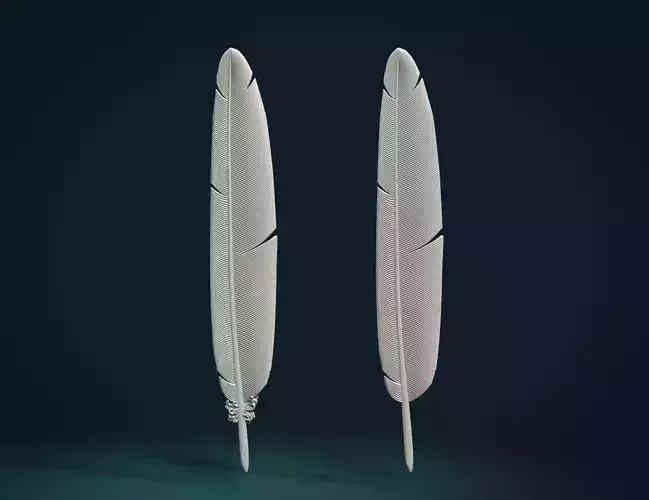 Printable Feather 3D print model