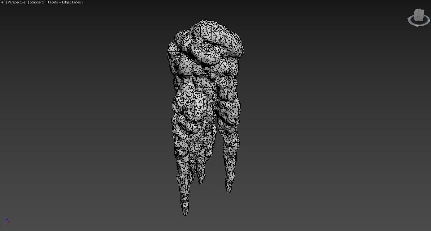 Low poly Stalactite Cave Modular Pack B 2020 Low-poly 3D model_28