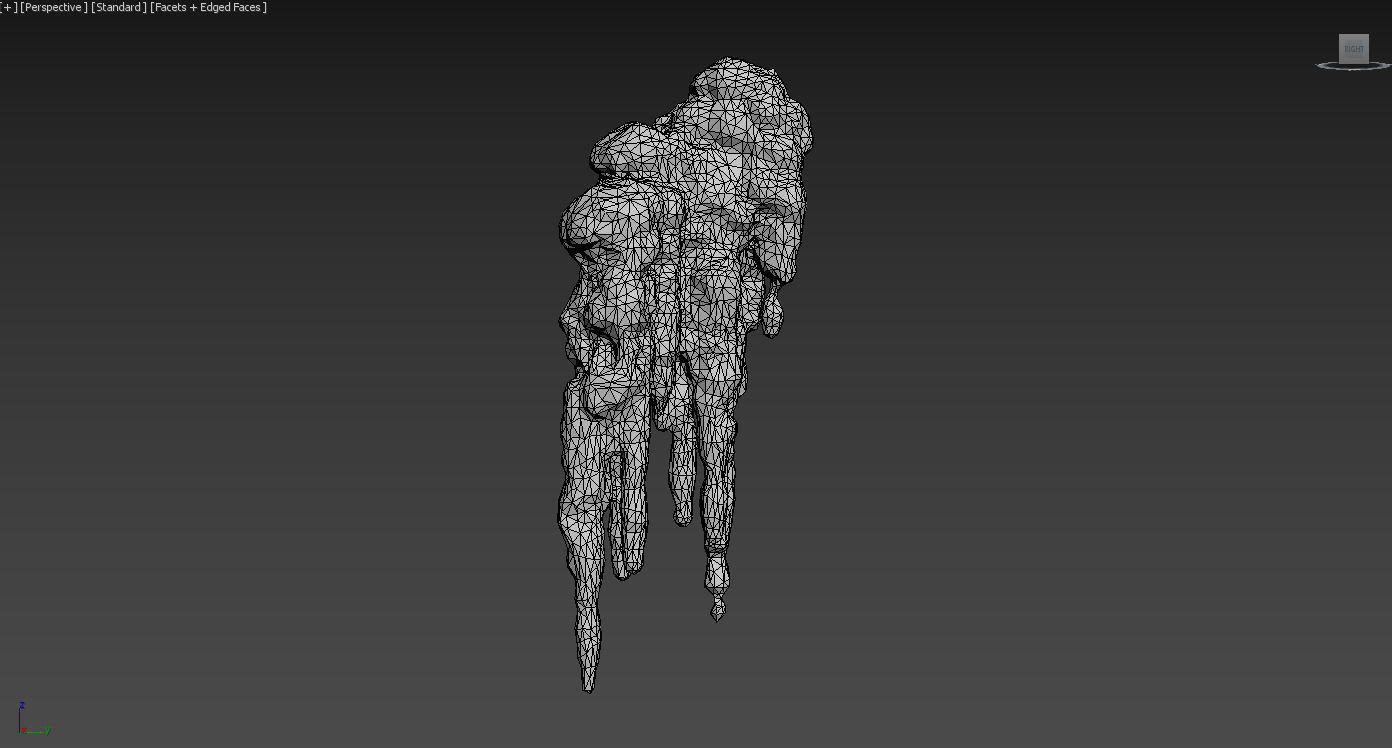 Low poly Stalactite Cave Modular Pack B 2020 Low-poly 3D model_31