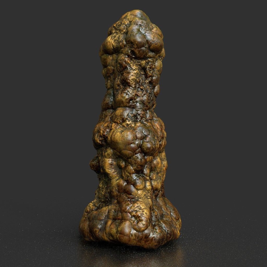 Low poly Stalactite Cave Modular Pack B 2020 Low-poly 3D model_5