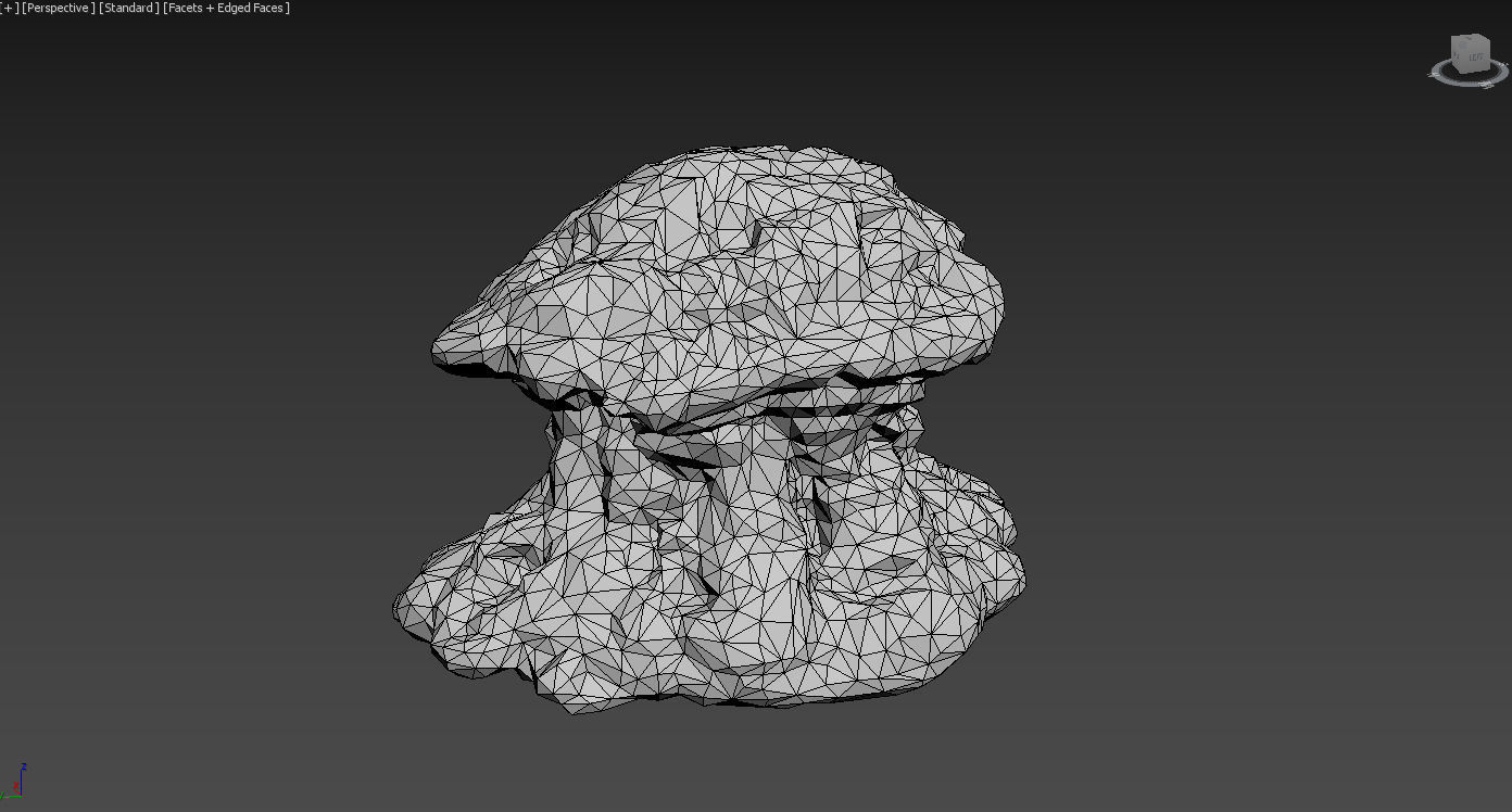 Low poly Stalactite Cave Modular Pack B 2020 Low-poly 3D model_4