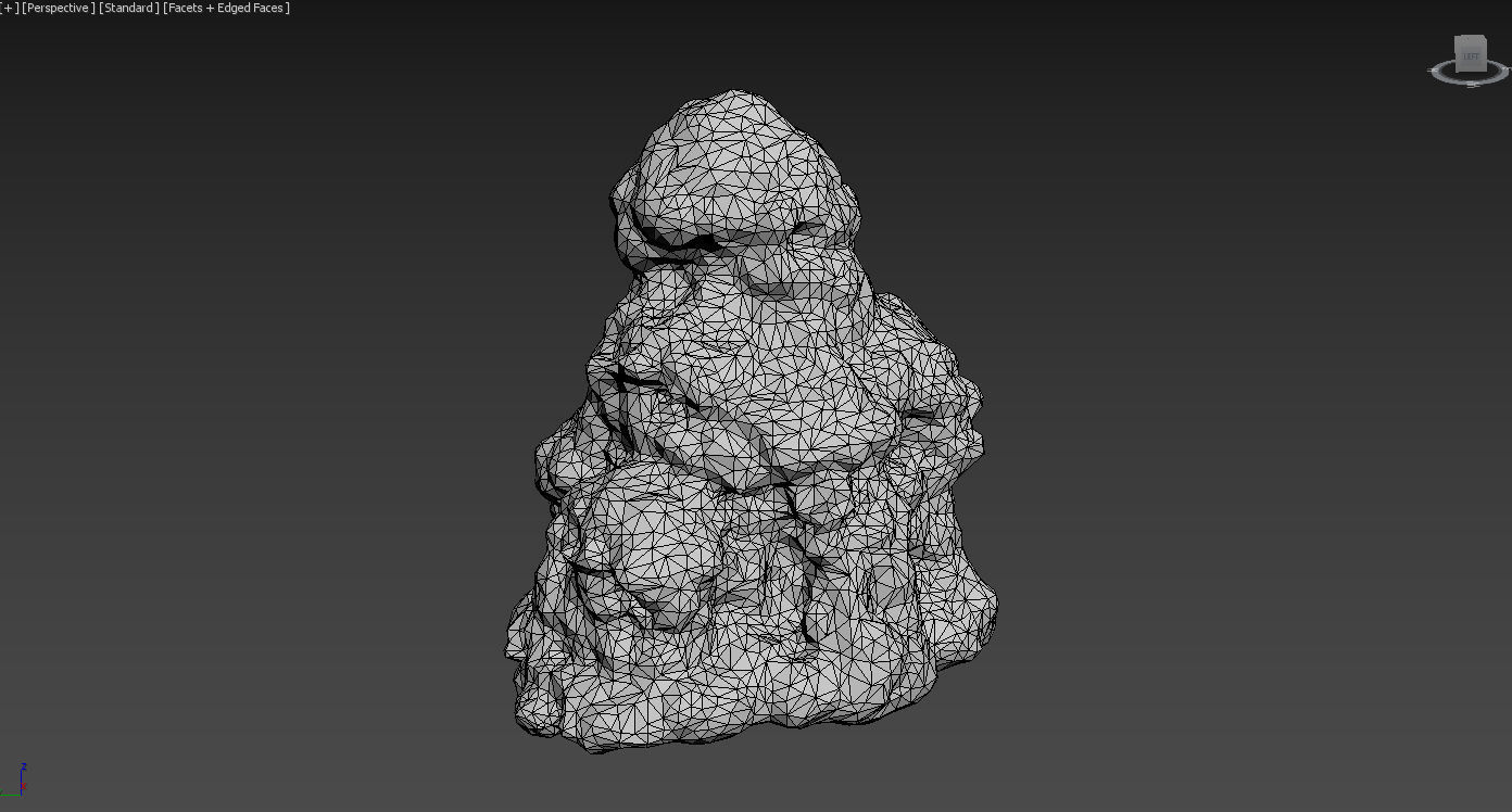 Low poly Stalactite Cave Modular Pack B 2020 Low-poly 3D model_13