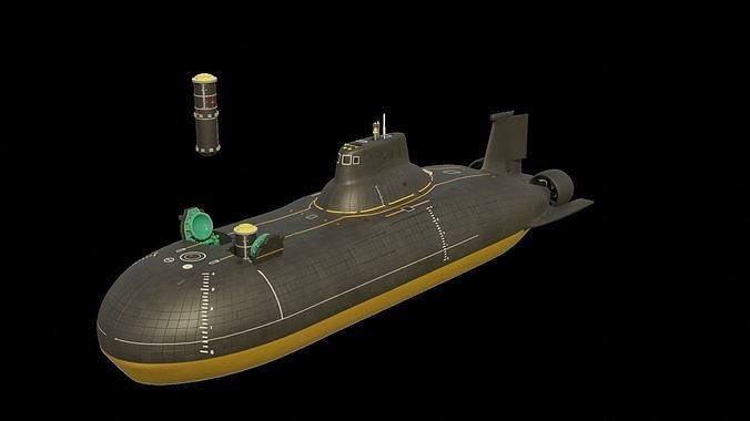 Party Animals Submarine 3D Model 3D model