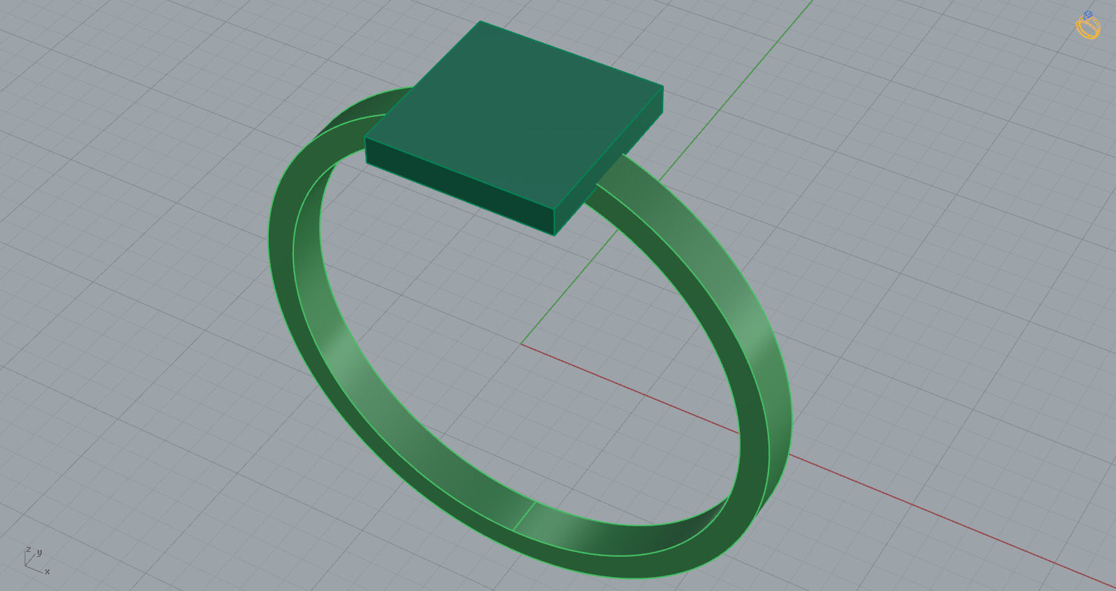M 1498006 ring 3D print model_9