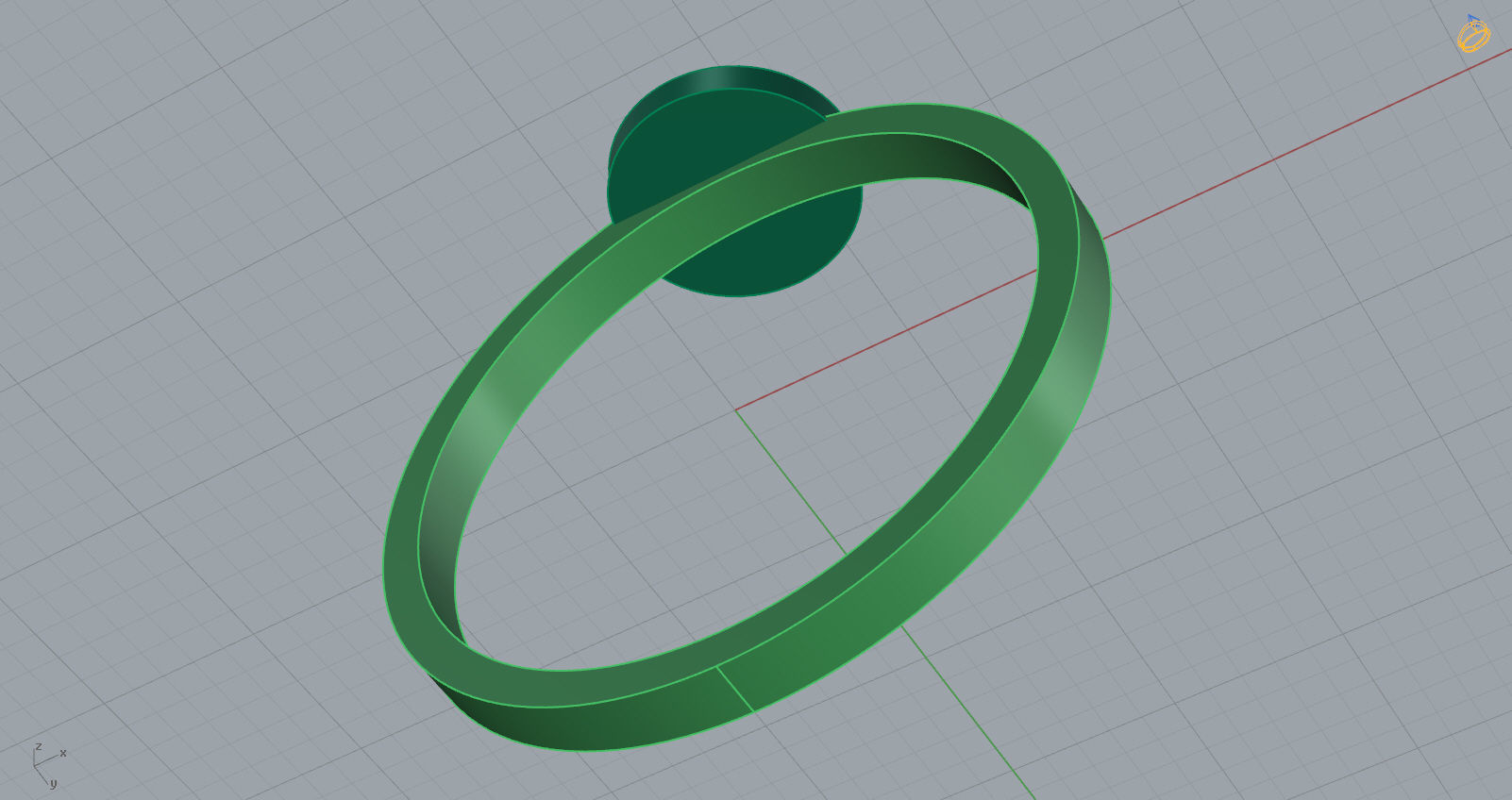 M 1498005 ring 3D print model_10