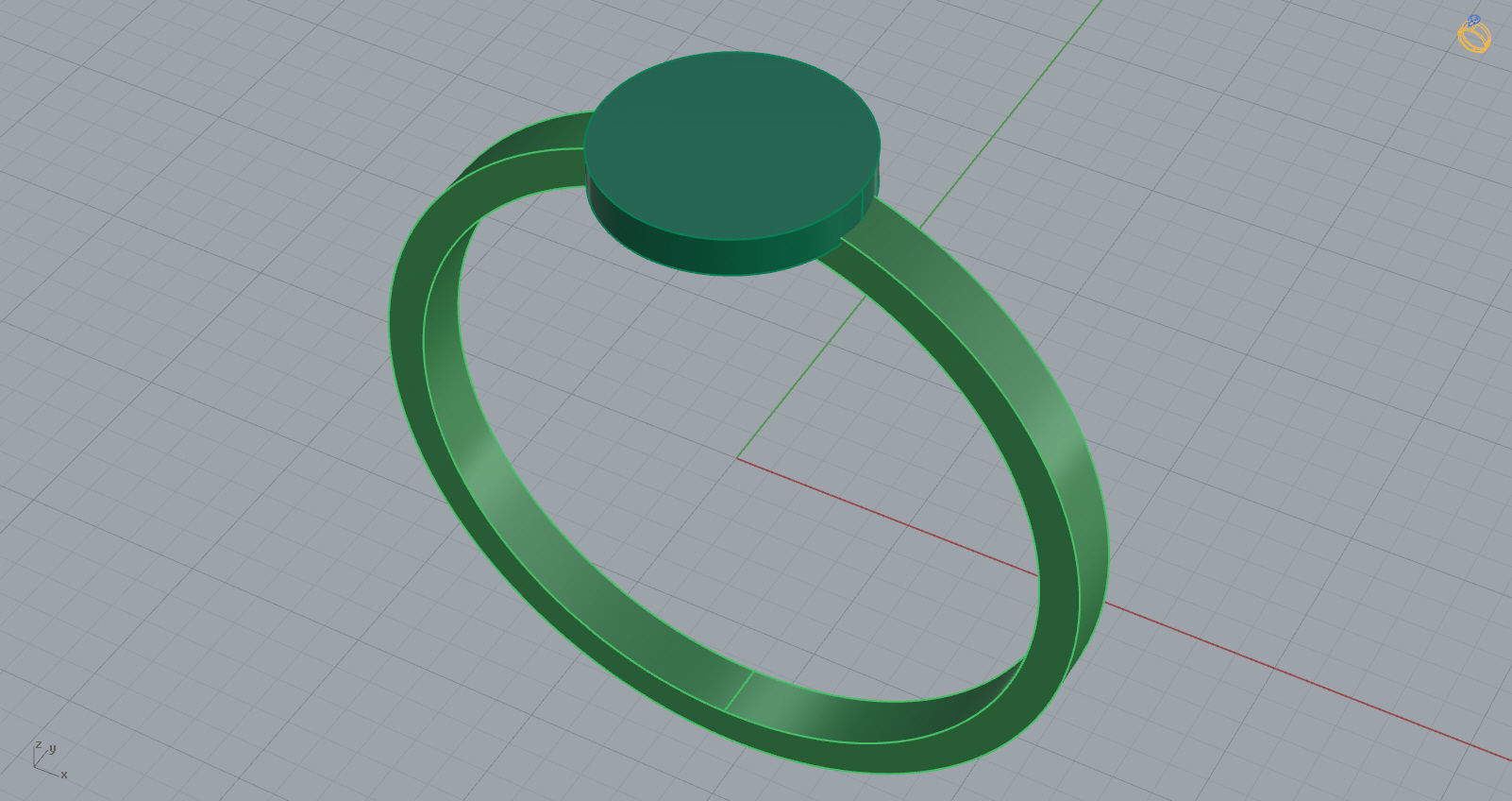 M 1498005 ring 3D print model_9
