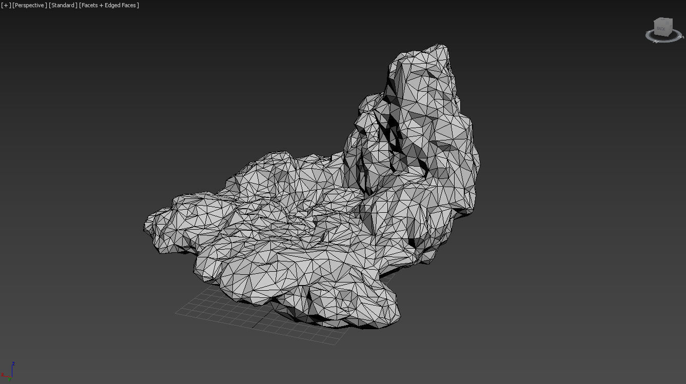 Low poly Fantasy Formation Rock Pack A 200213 Low-poly 3D model_25