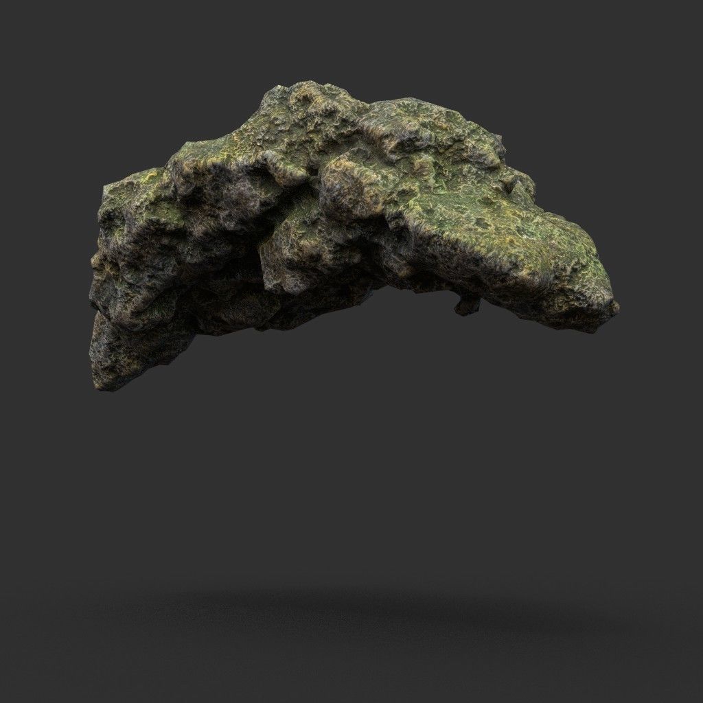 Low poly Fantasy Formation Rock Pack A 200213 Low-poly 3D model_30