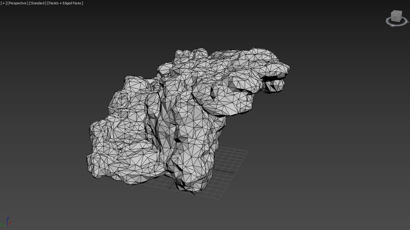 Low poly Fantasy Formation Rock Pack A 200213 Low-poly 3D model_19