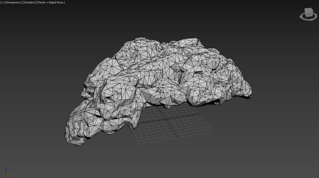Low poly Fantasy Formation Rock Pack A 200213 Low-poly 3D model_31
