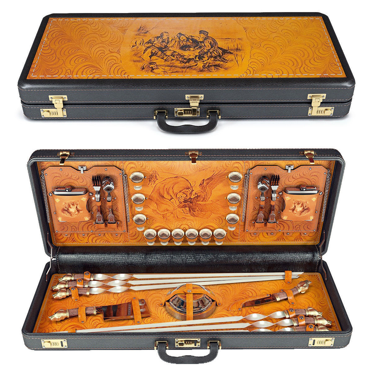 Hunter picnic set 3D model_0