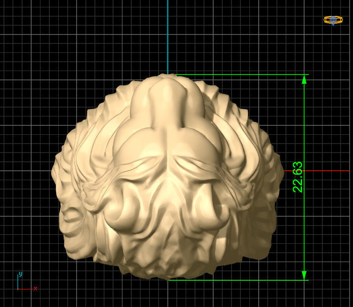 lion ring 3D print model_5
