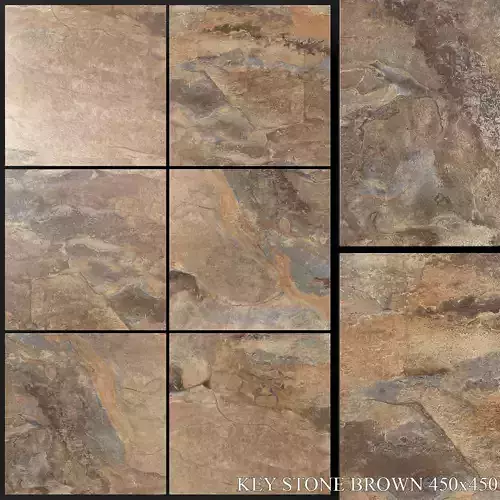 Yurtbay Seramik Key Stone Brown 450x450