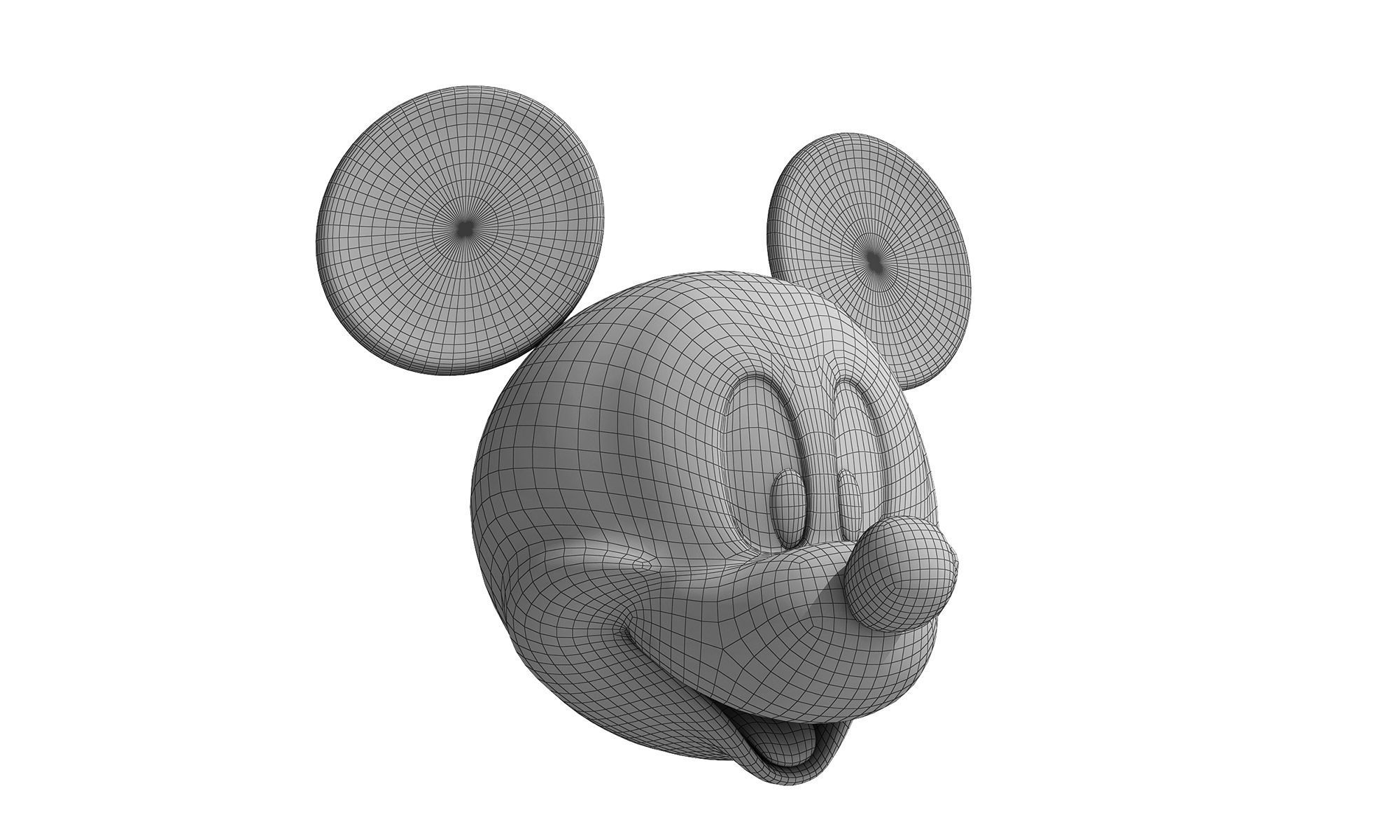 Mickey Mouse Head 3D model_6