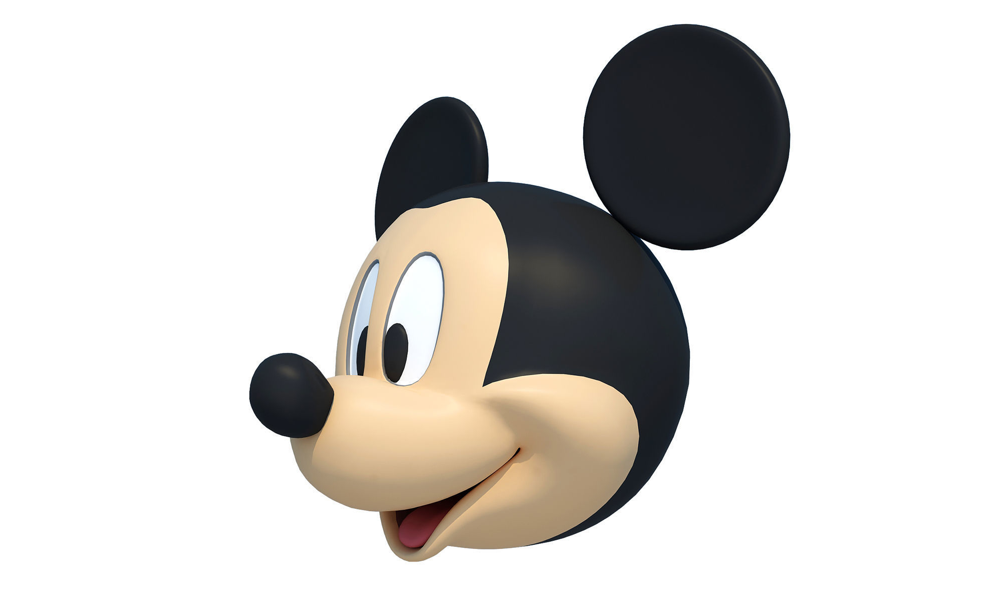 Mickey Mouse Head 3D model_3