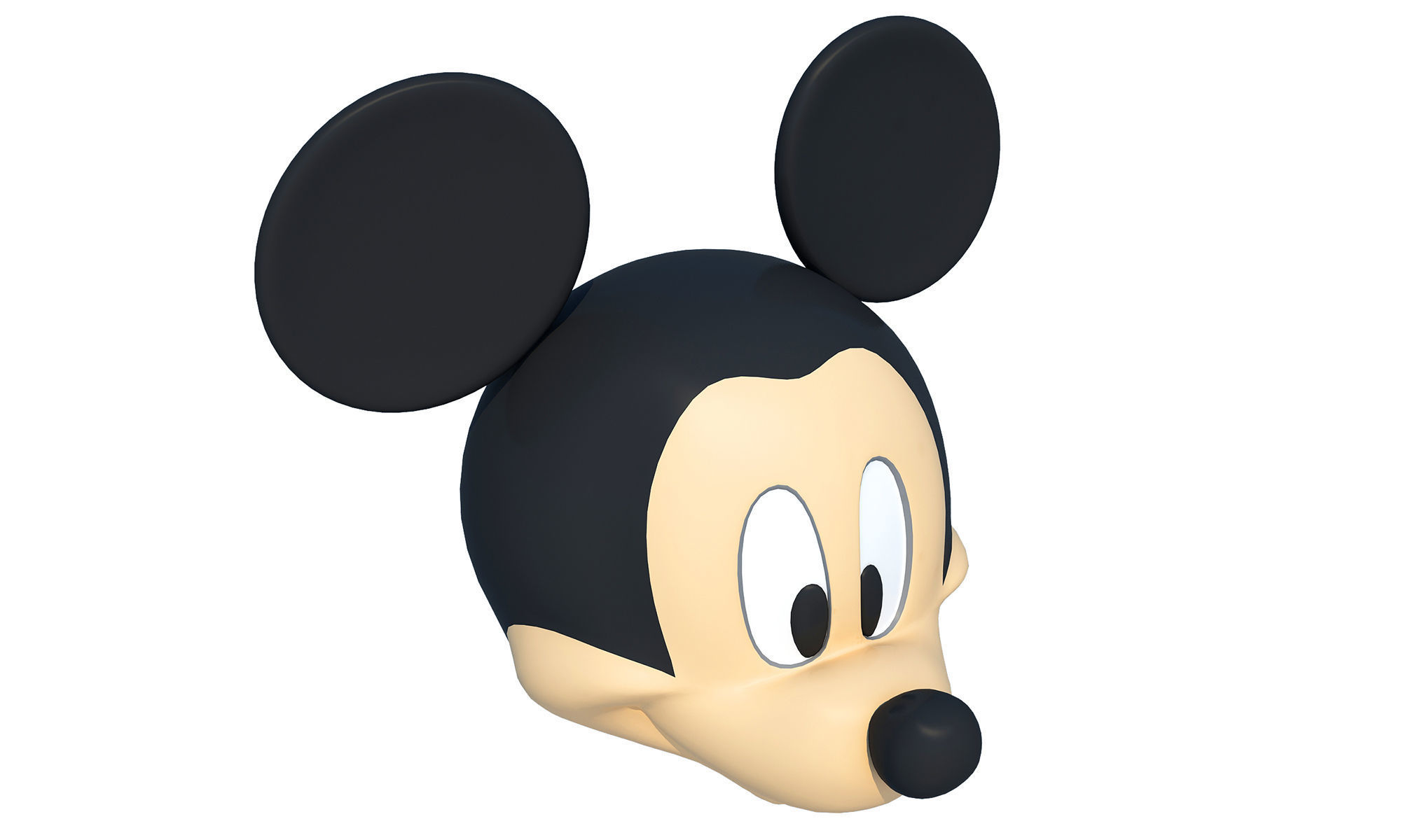 Mickey Mouse Head 3D model_9