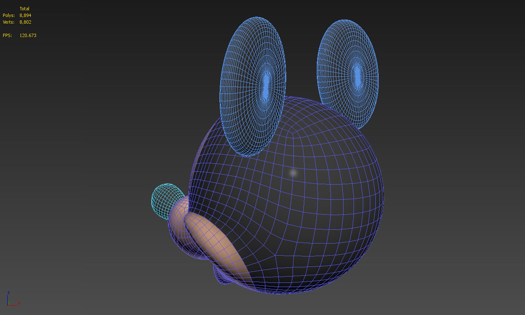 Mickey Mouse Head 3D model_11