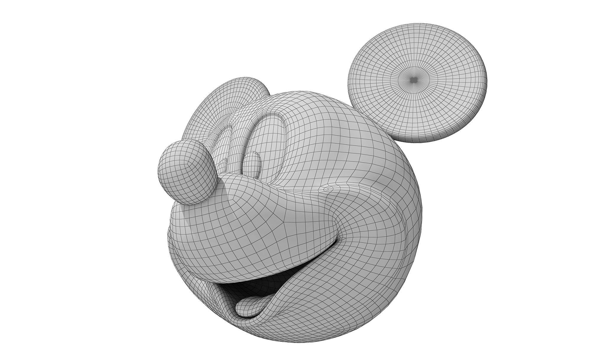 Mickey Mouse Head 3D model_8