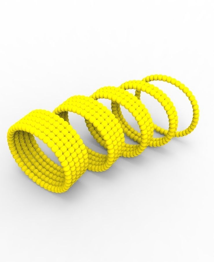 balls rings 3D print model_7