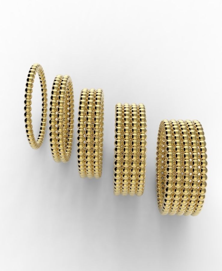 balls rings 3D print model_4