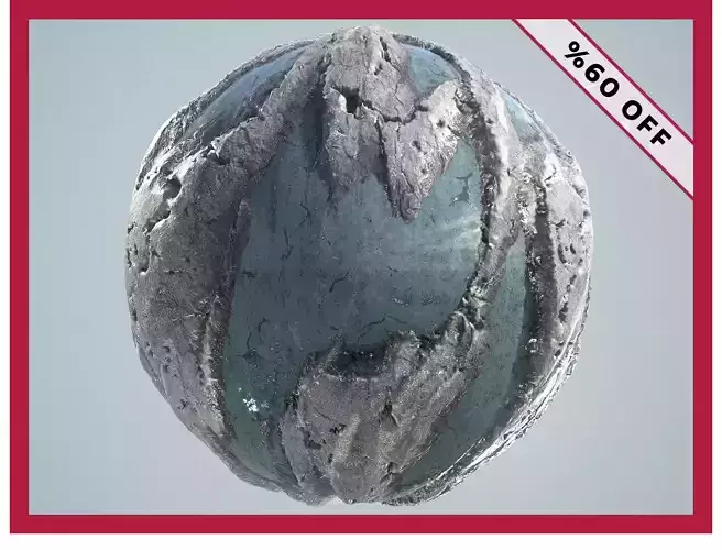 Rock Ground Water Landscape Seamless PBR Texture 