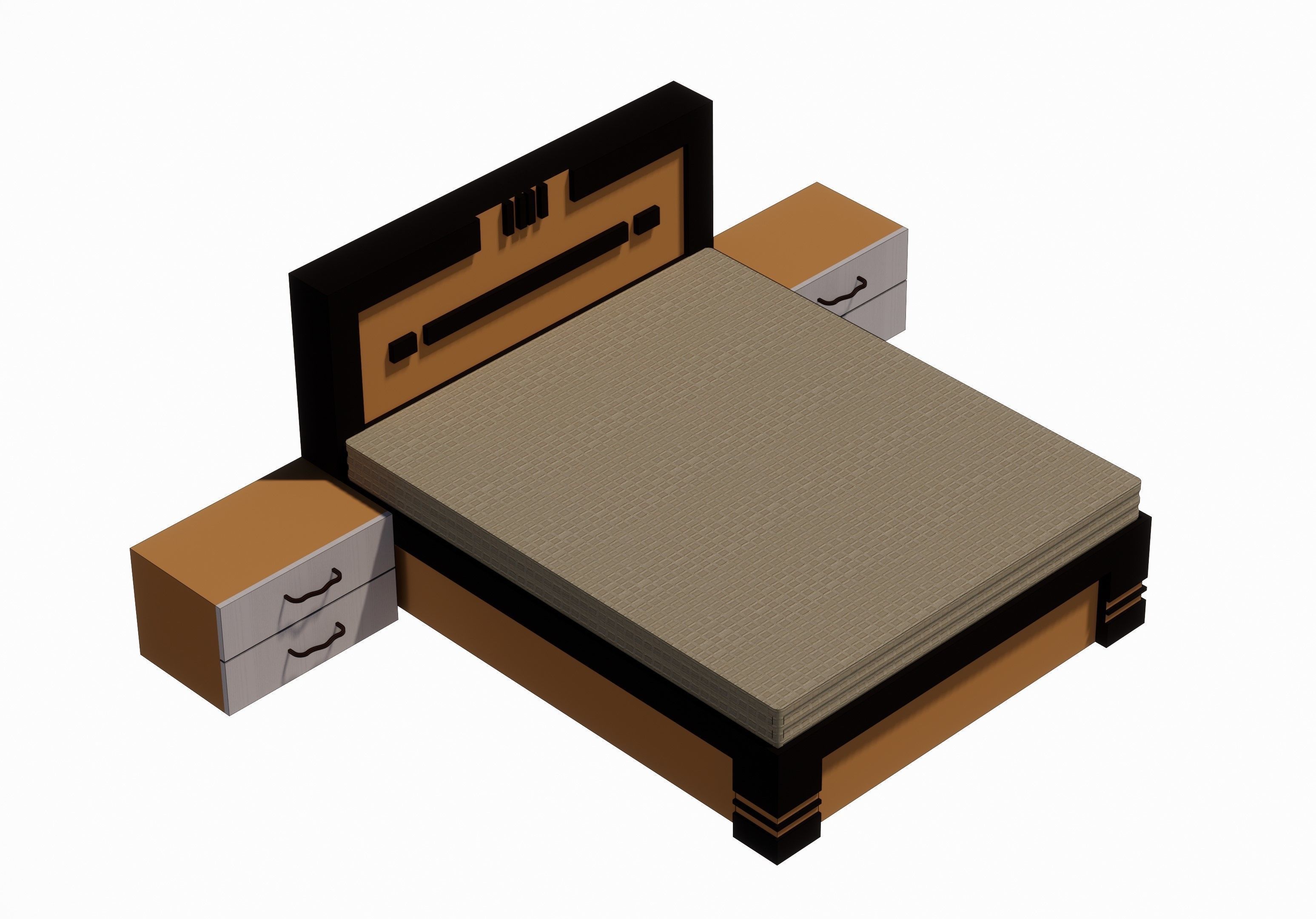 Bed Sets Free 3D model_1
