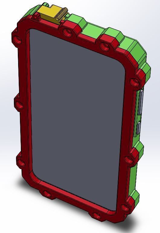 Asus Zenfone 4 Max ZC554KL armor case 3D print model_3