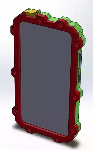 Asus Zenfone 4 Max ZC554KL armor case 3D print model