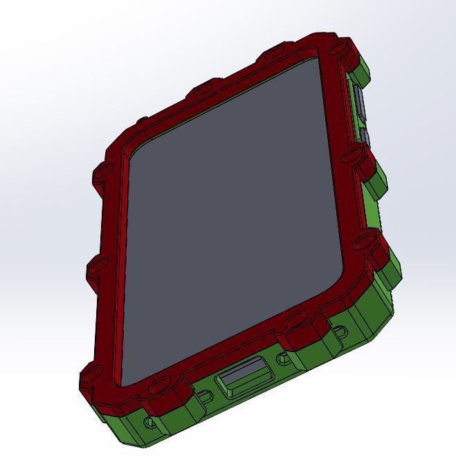 Asus Zenfone 4 Max ZC554KL armor case 3D print model_4