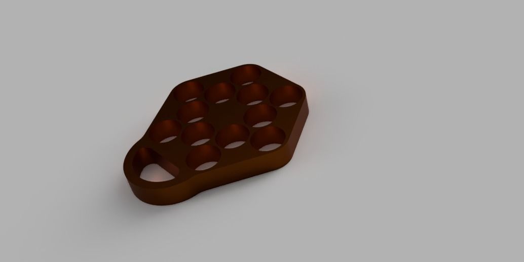 Lightweight Peg Carrier  3D print model_1