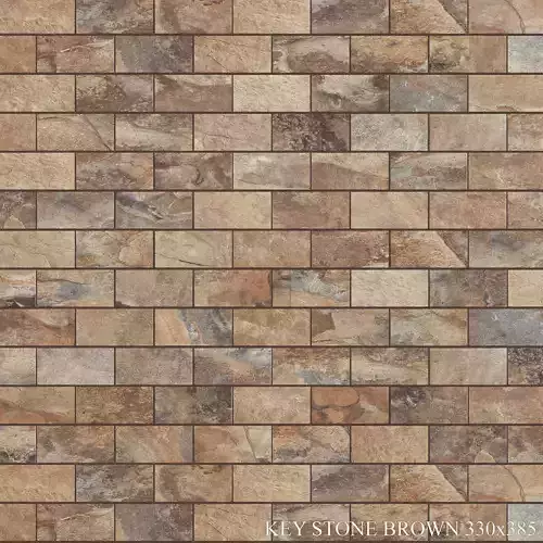 Yurtbay Seramik Key Stone Brown 330x385 3D model