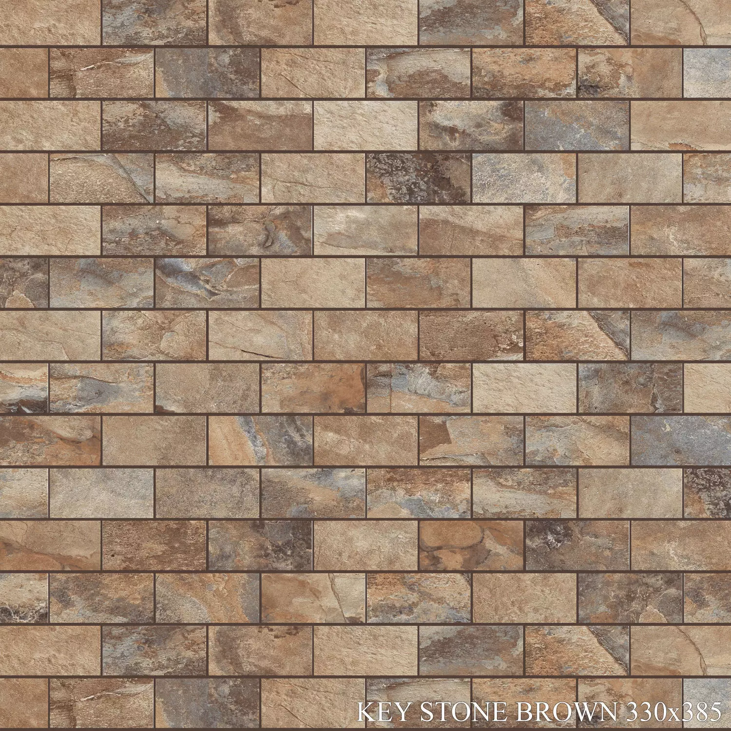 Yurtbay Seramik Key Stone Brown 330x385 3D model_0