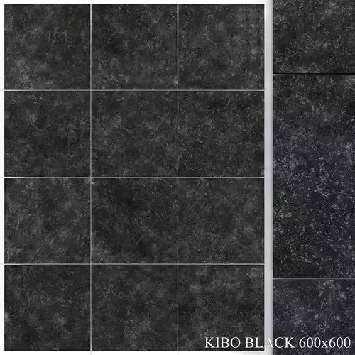 Yurtbay Seramik Kibo Black 600x600 3D model