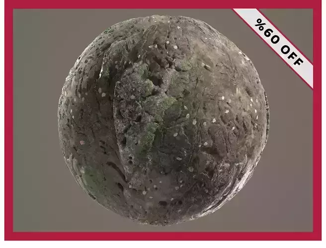 Rock Ground Crag Terrain Landscape Seamless PBR Texture