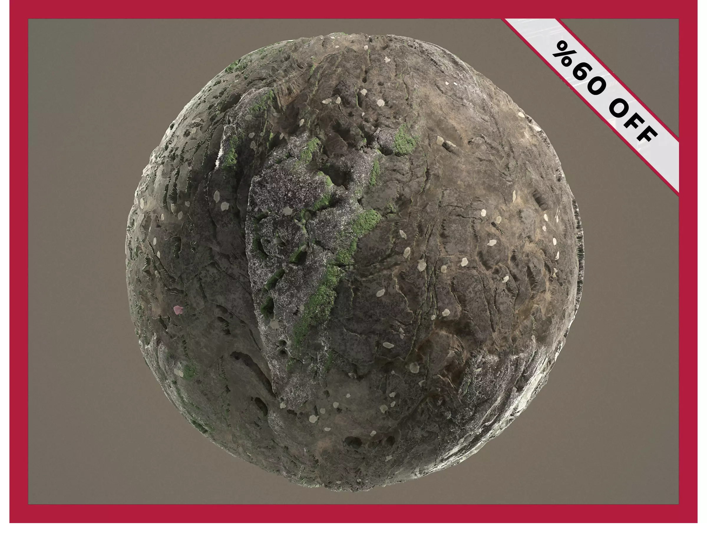 Rock Ground Crag Terrain Landscape Seamless PBR Texture Texture