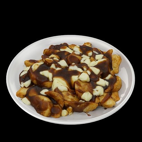 CANADIAN POUTINE Low-poly 3D model Low-poly 3D model 7