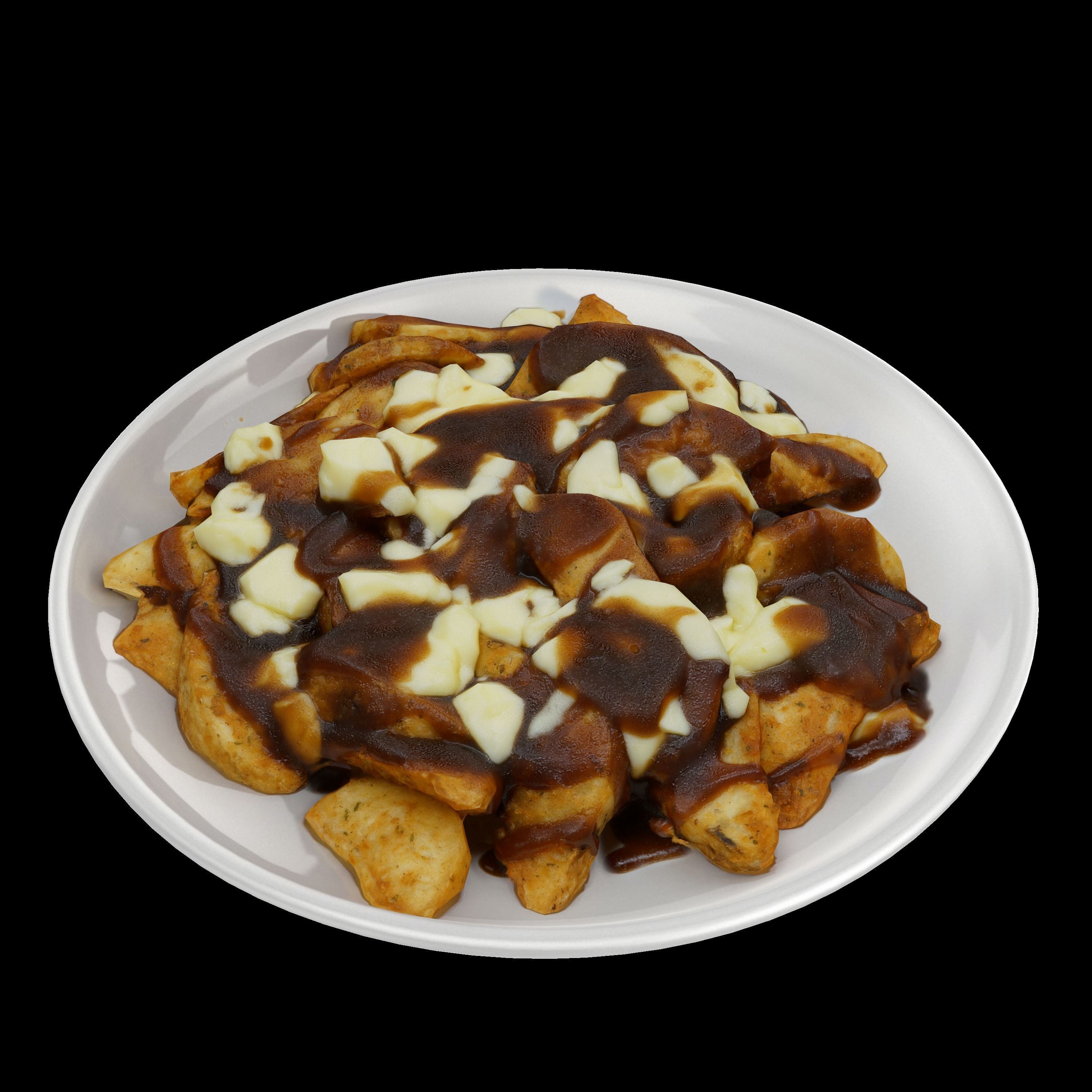 CANADIAN POUTINE Low-poly 3D model Low-poly 3D model_10