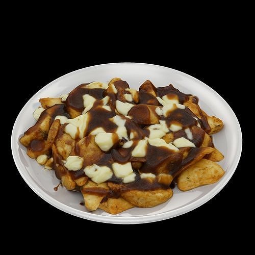 CANADIAN POUTINE Low-poly 3D model Low-poly 3D model 6