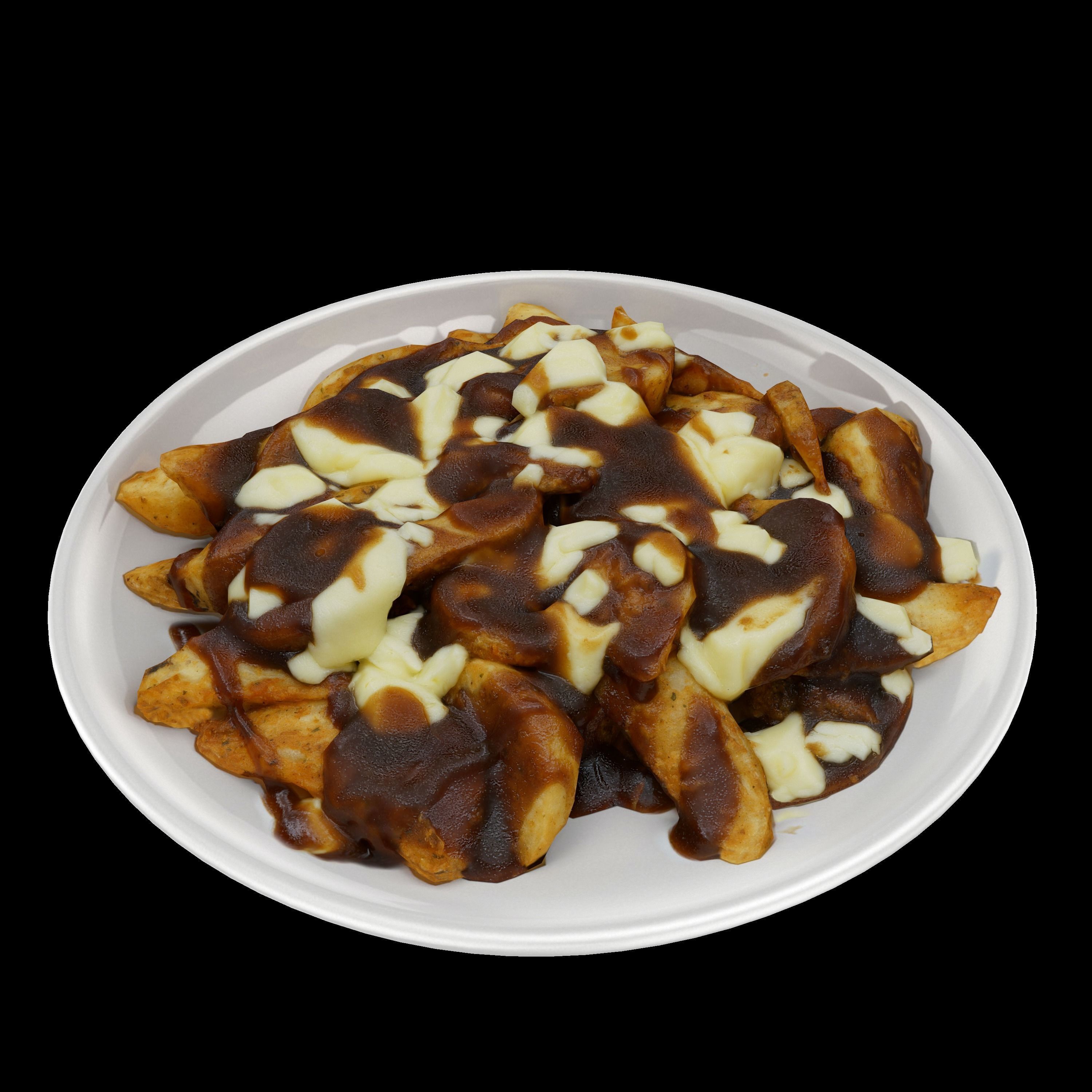 CANADIAN POUTINE Low-poly 3D model Low-poly 3D model_9