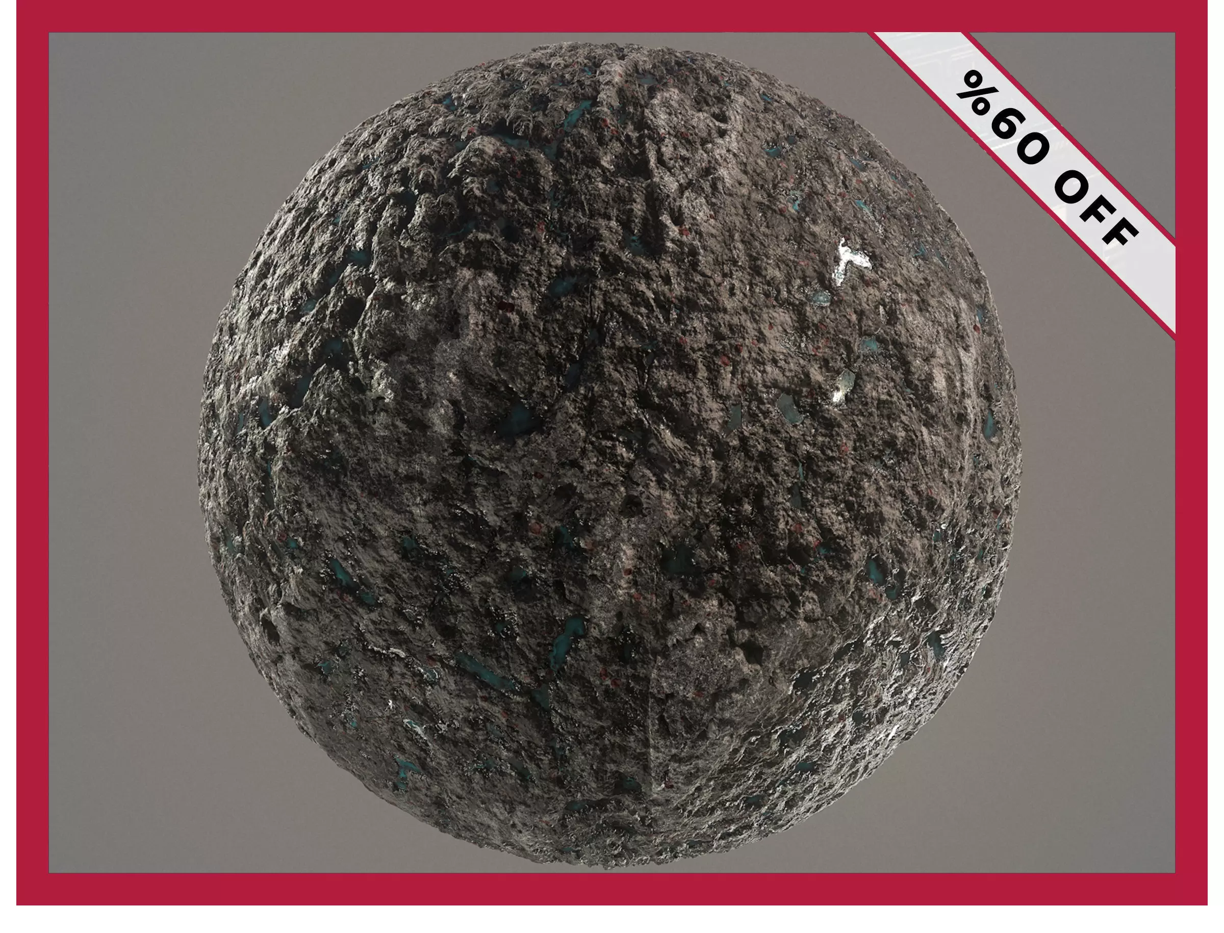 Rock Ground Crag Terrain Landscape Seamless PBR Texture Texture