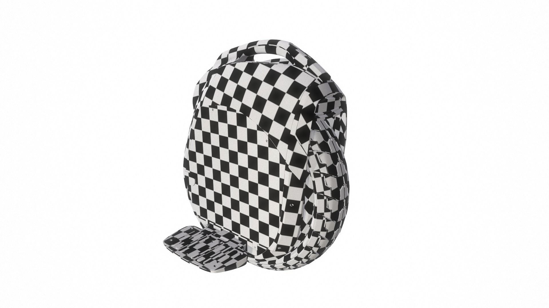 Ninebot One Z10 Low-poly 3D model_20