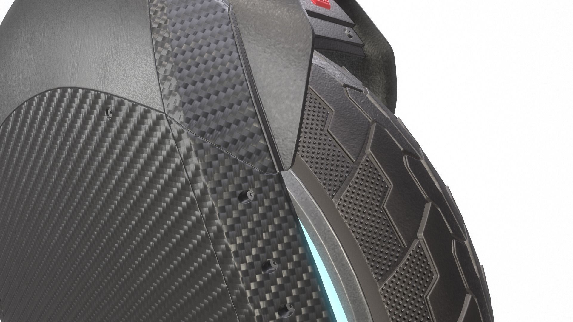 Ninebot One Z10 Low-poly 3D model_17